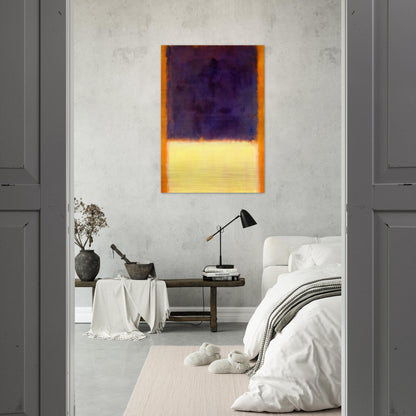 Red, Orange, Tan and Purple - 1954 - Mark Rothko Brushed Aluminum Print - 70x100 cm / 28x40 inches | Mark Rothko Aluminum Print | Mark Rothko Prints