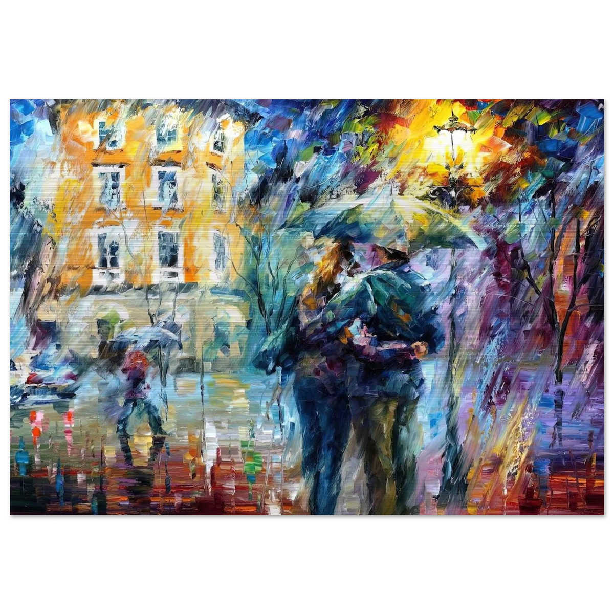 Leonid Afremov - Leonid Afremov Brushed Aluminum Print - 70x100 cm / 28x40 inches | Leonid Afremov Aluminum Print | Leonid Afremov Prints