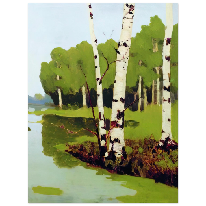 Arkhyp Kuindzhi - Birches  75x100 cm / 30x40inches Fine Art Poster