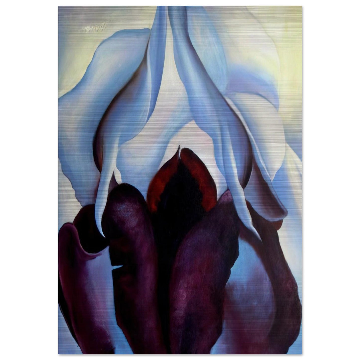 Flower of Life - Georgia O'Keeffe Brushed Aluminum Print - 70x100 cm / 28x40 inches | Georgia O'Keeffe Aluminum Print | Georgia O'Keeffe Prints