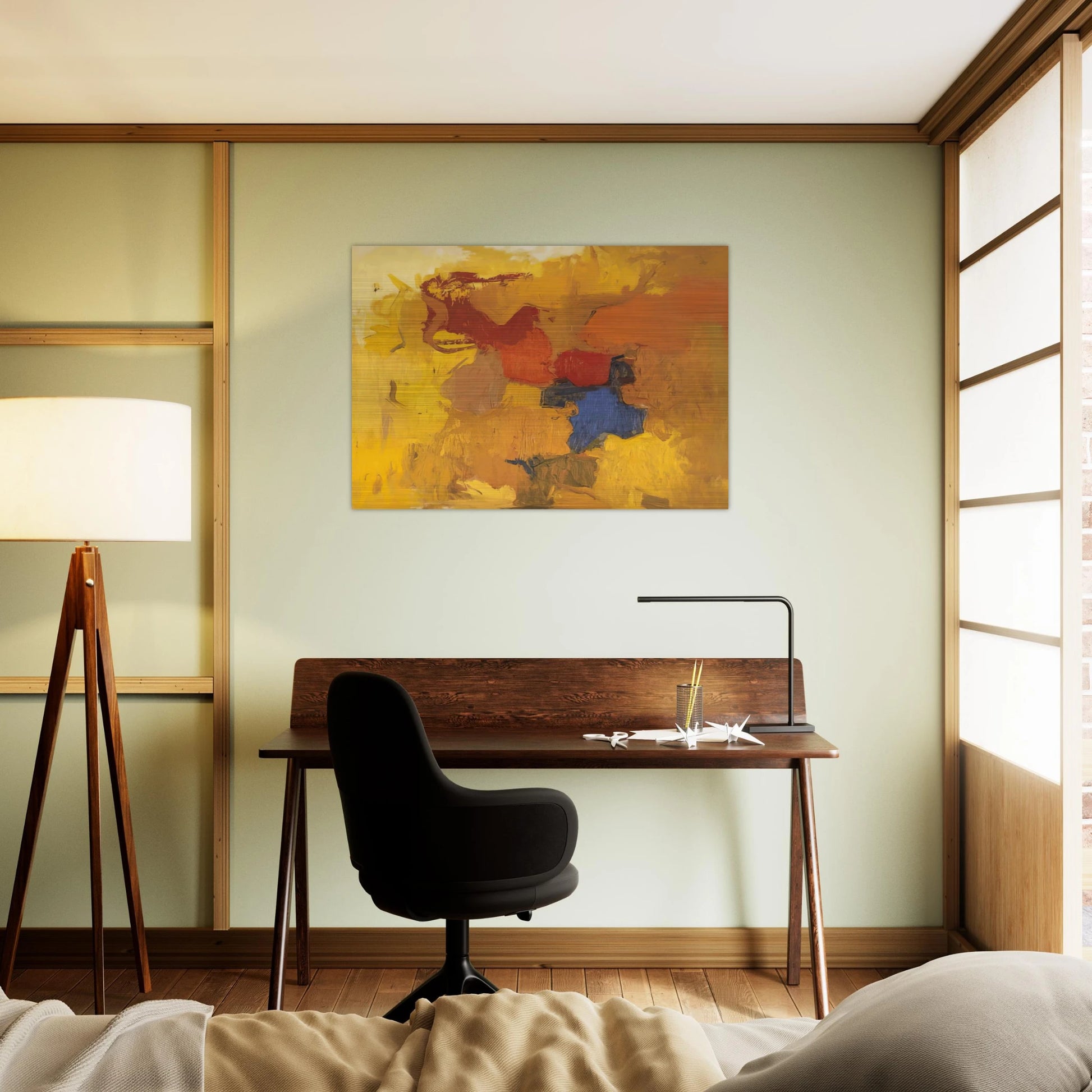 BALADA 1959 - Esteban Vicente Brushed Aluminum Print - 70x100 cm / 28x40 inches | Esteban Vicente Aluminum Print | Esteban Vicente Prints