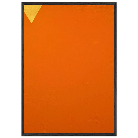 Untitled - 1984 N4 - Mira Schendel 70x100 cm / 28x40 inches Framed Art Print – Black Wooden Frame