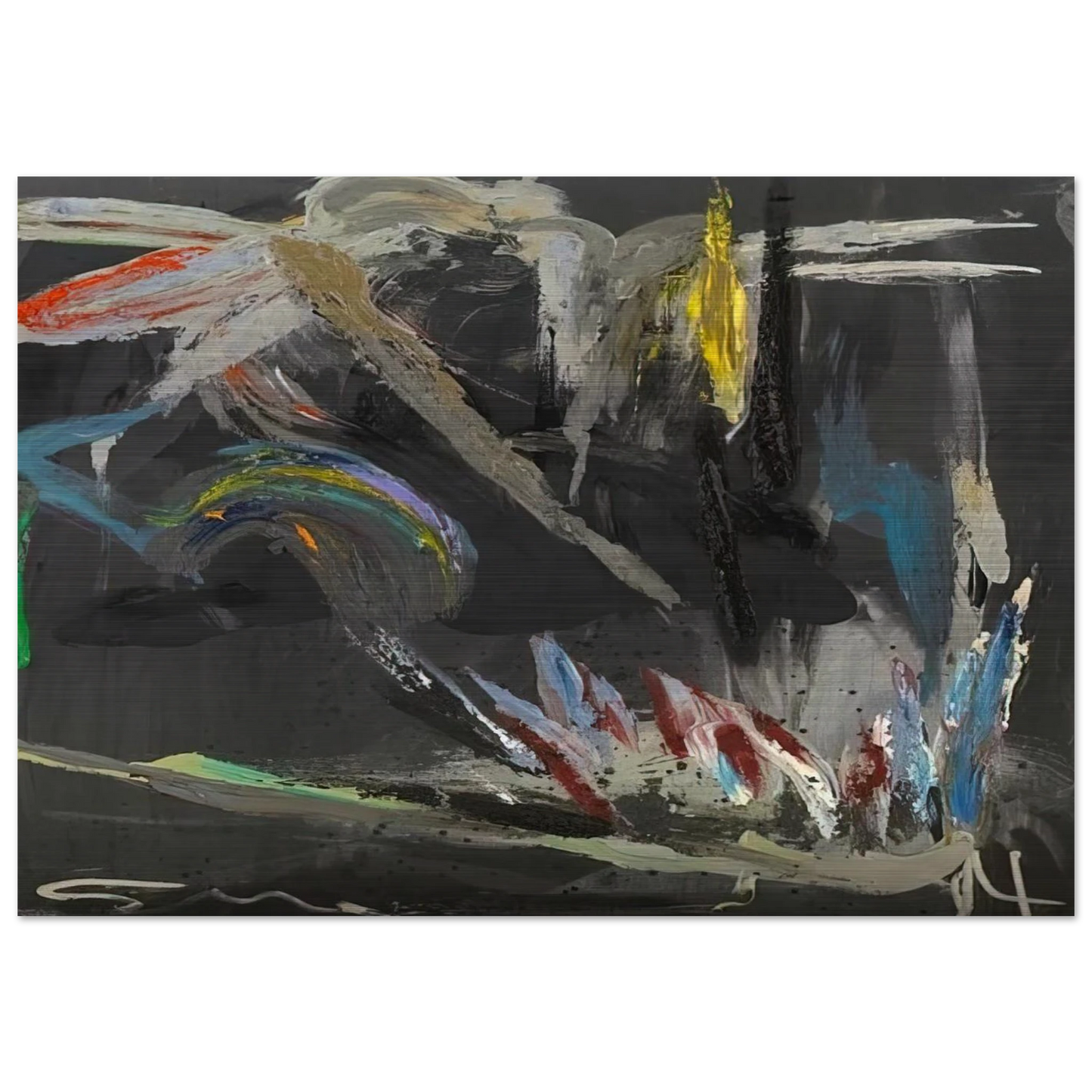Take That Back Black #282 - 1984 - Stephen Mueller Brushed Aluminum Print - 70x100 cm / 28x40 inches | Stephen Mueller Aluminum Print | Stephen Mueller Prints