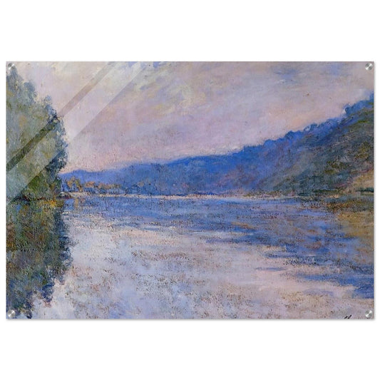 The Seine at Port-Villez - claude monet Acrylic Print - 70x100 cm / 28x40″ inches