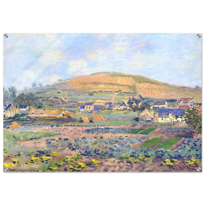 The Mount Riboudet in Rouen at Spring - claude monet Acrylic Print - 70x100 cm / 28x40″ inches
