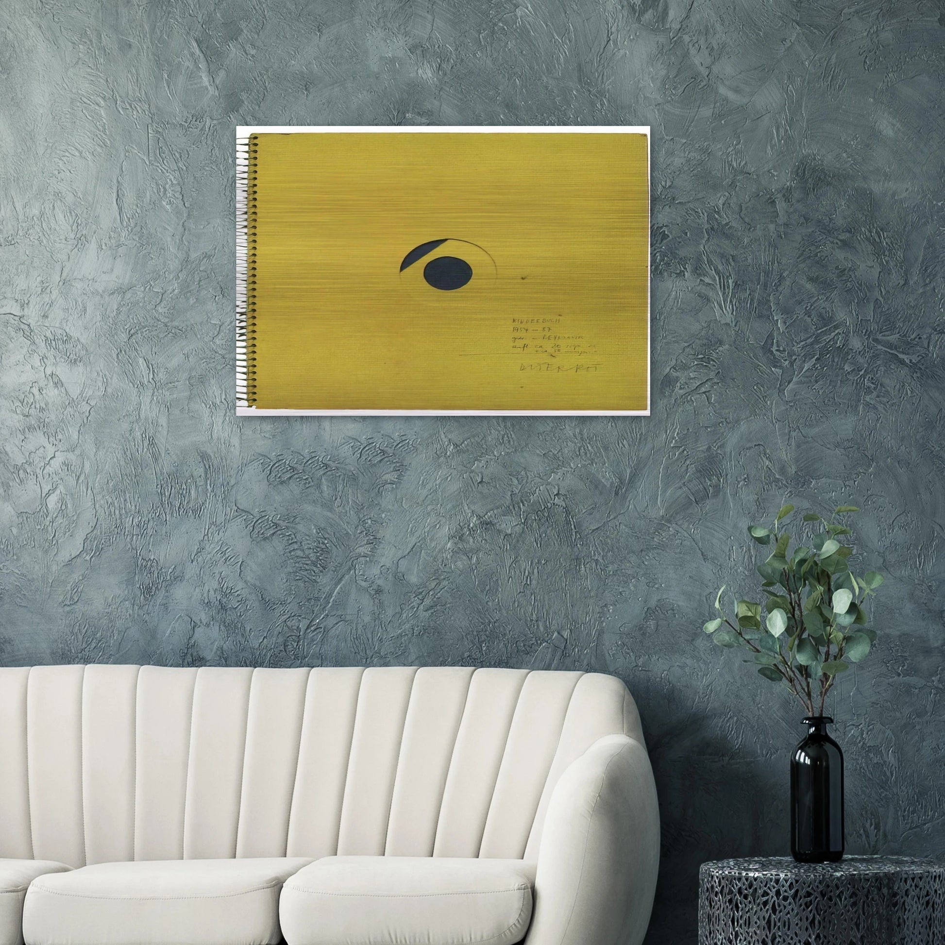 Children's Book - 1957 - Dieter Roth Brushed Aluminum Print - 70x100 cm / 28x40 inches | Dieter Roth Aluminum Print | Dieter Roth Prints