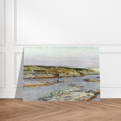 Summer Afternoon, Isles of Shoals - Childe Hassam Brushed Aluminum Print - 70x100 cm / 28x40 inches | Childe Hassam Aluminum Print | Childe Hassam Prints