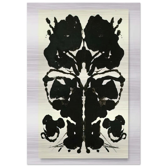 Rorschach - Andy Warhol Brushed Aluminum Print - 70x100 cm / 28x40 inches | Andy Warhol Aluminum Print | Andy Warhol Prints