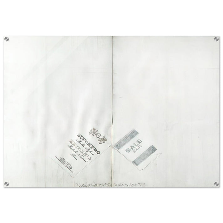 DA ALIGHIERO NATI A GUIDO BOETTI 1986 - Alighiero Boetti Acrylic Print - 70x100 cm / 28x40″ inches