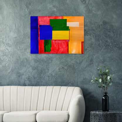 To Miz - Pax Vobiscum - Hans Hofmann Brushed Aluminum Print - 70x100 cm / 28x40 inches | Hans Hofmann Aluminum Print | Hans Hofmann Prints