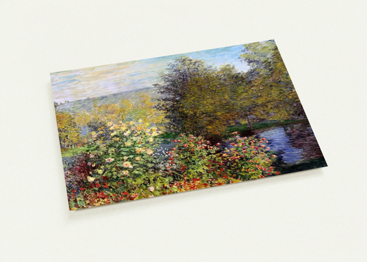 A Corner of the Garden at Montgeron By claude monet Pack of 10 Post Cards | claude monet Post Cards | A6 (10.5 x 14.8 cm) - 4.1 x 5.8 inches