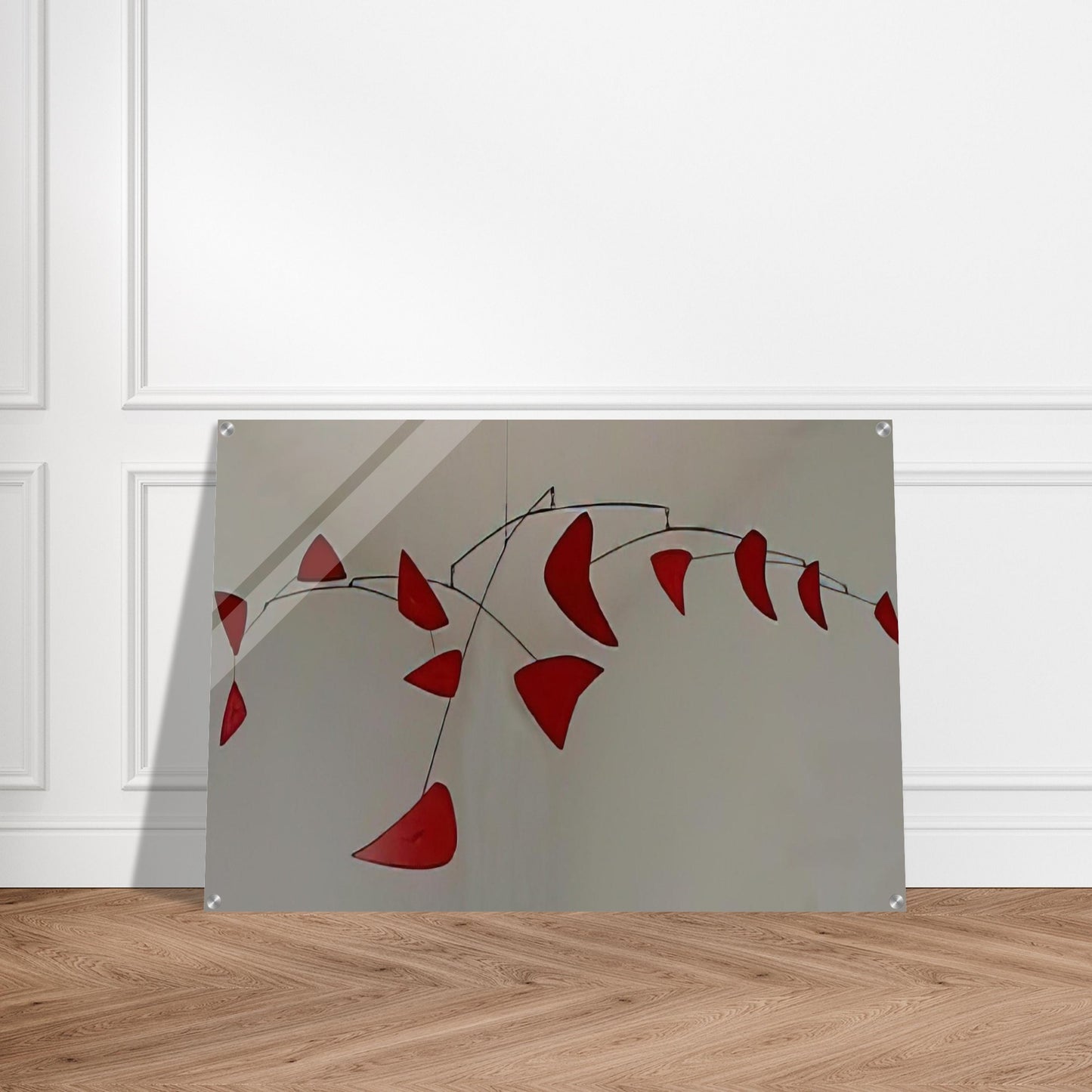 RED MOBILE 1956 - Alexander Calder Acrylic Print - 70x100 cm / 28x40″ inches
