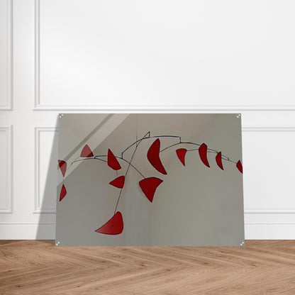 RED MOBILE 1956 - Alexander Calder Acrylic Print - 70x100 cm / 28x40″ inches