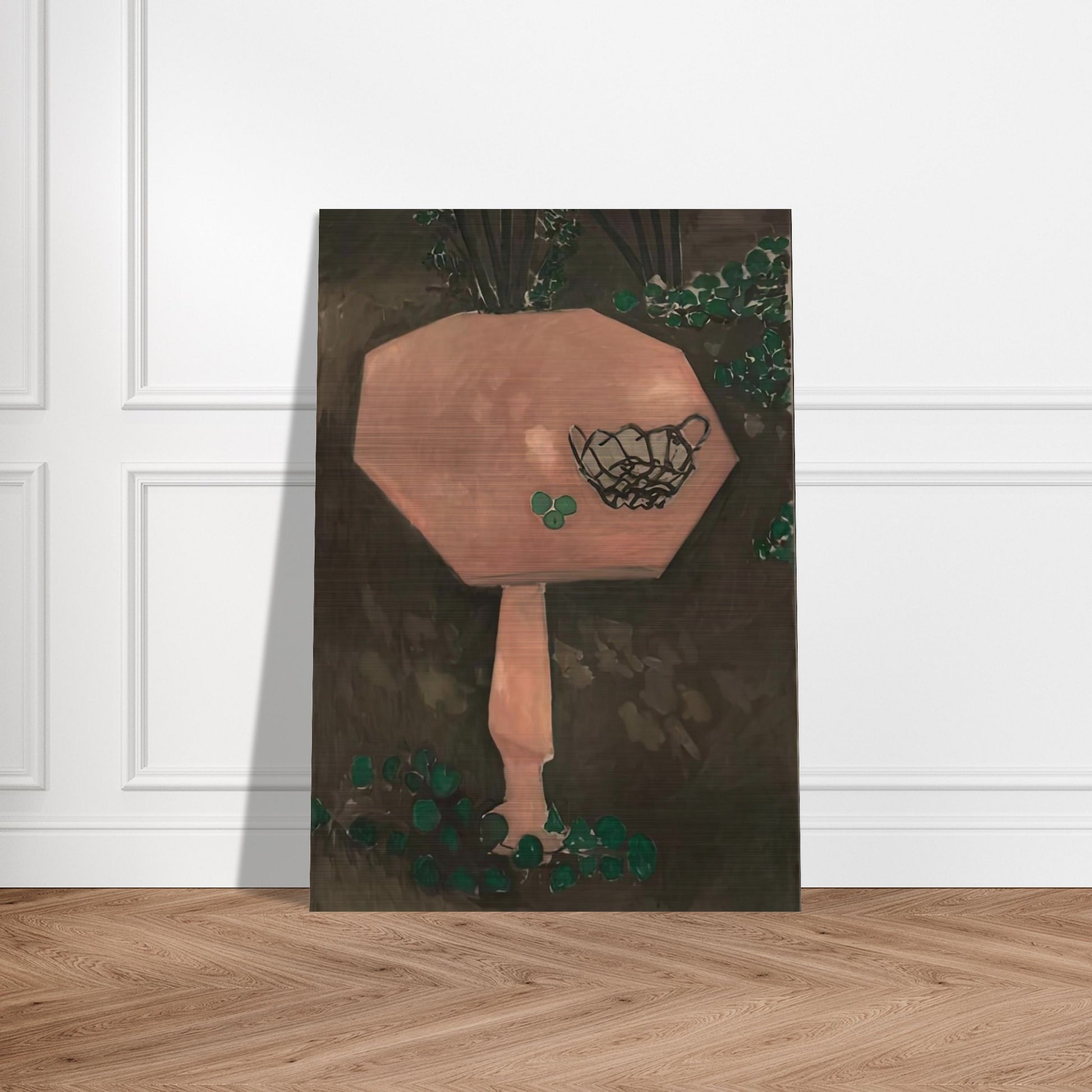 THE ROSE MARBLE TABLE 1917 - Henri Matisse Brushed Aluminum Print - 70x100 cm / 28x40 inches | Henri Matisse Aluminum Print | Henri Matisse Prints