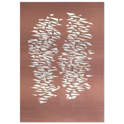 Quiet Vertical - 2006 - Robert Goodnough Brushed Aluminum Print - 70x100 cm / 28x40 inches | Robert Goodnough Aluminum Print | Robert Goodnough Prints