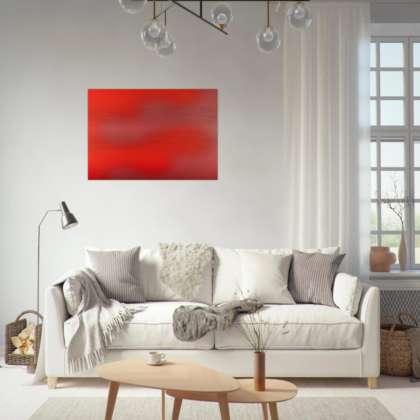 SU-20 - 1973 - Wojciech Fangor Brushed Aluminum Print - 70x100 cm / 28x40 inches | Wojciech Fangor Aluminum Print | Wojciech Fangor Prints