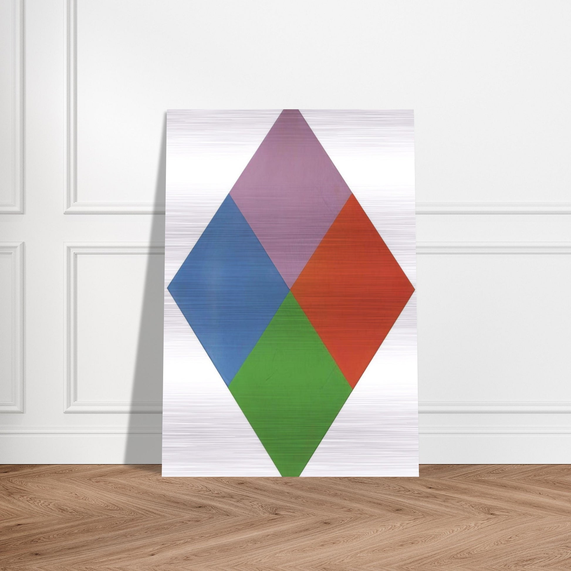 Aus violettem kern - 1967 - Max Bill Brushed Aluminum Print - 70x100 cm / 28x40 inches | Max Bill Aluminum Print | Max Bill Prints