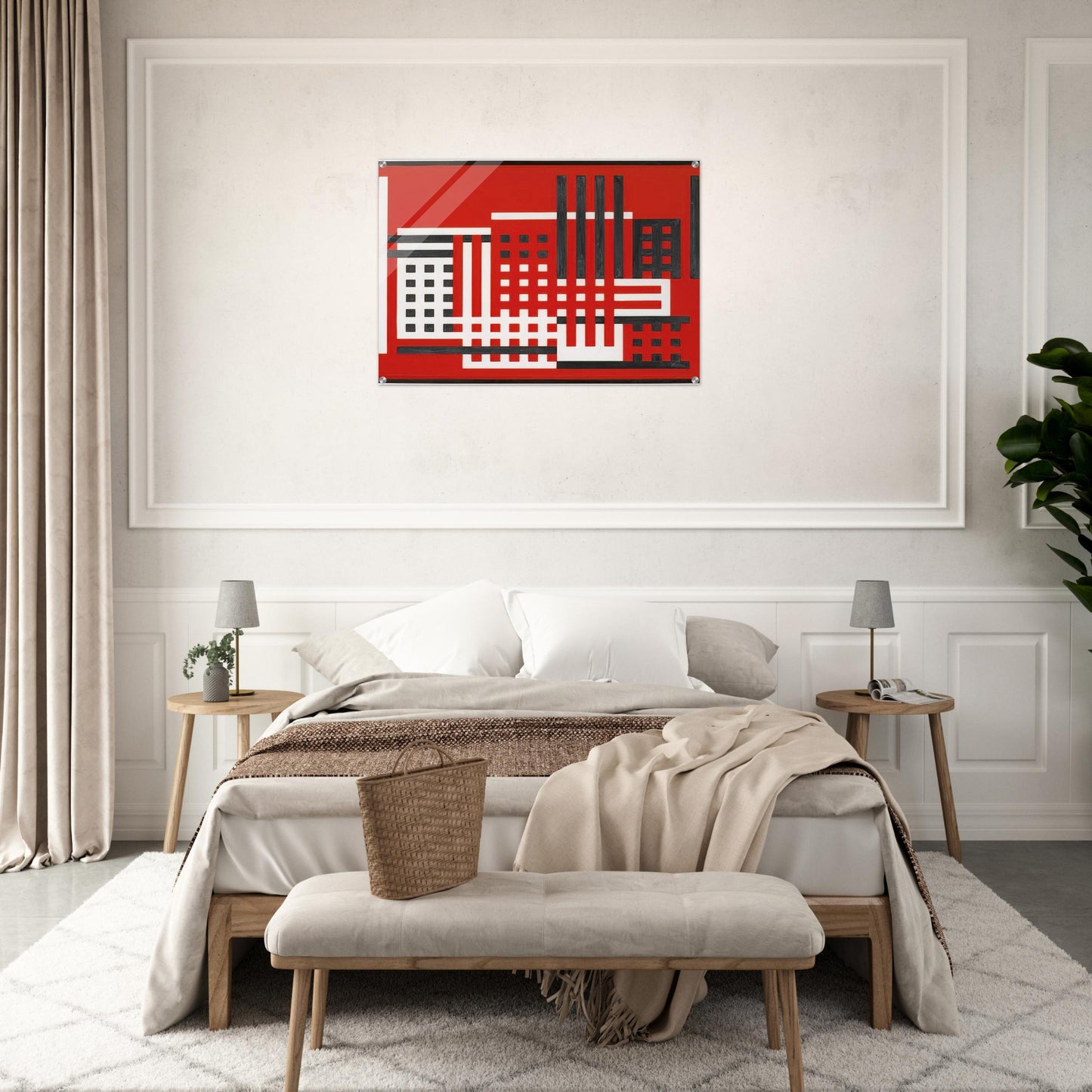 FACTORY 1925 - Josef Albers Acrylic Print - 70x100 cm / 28x40″ inches
