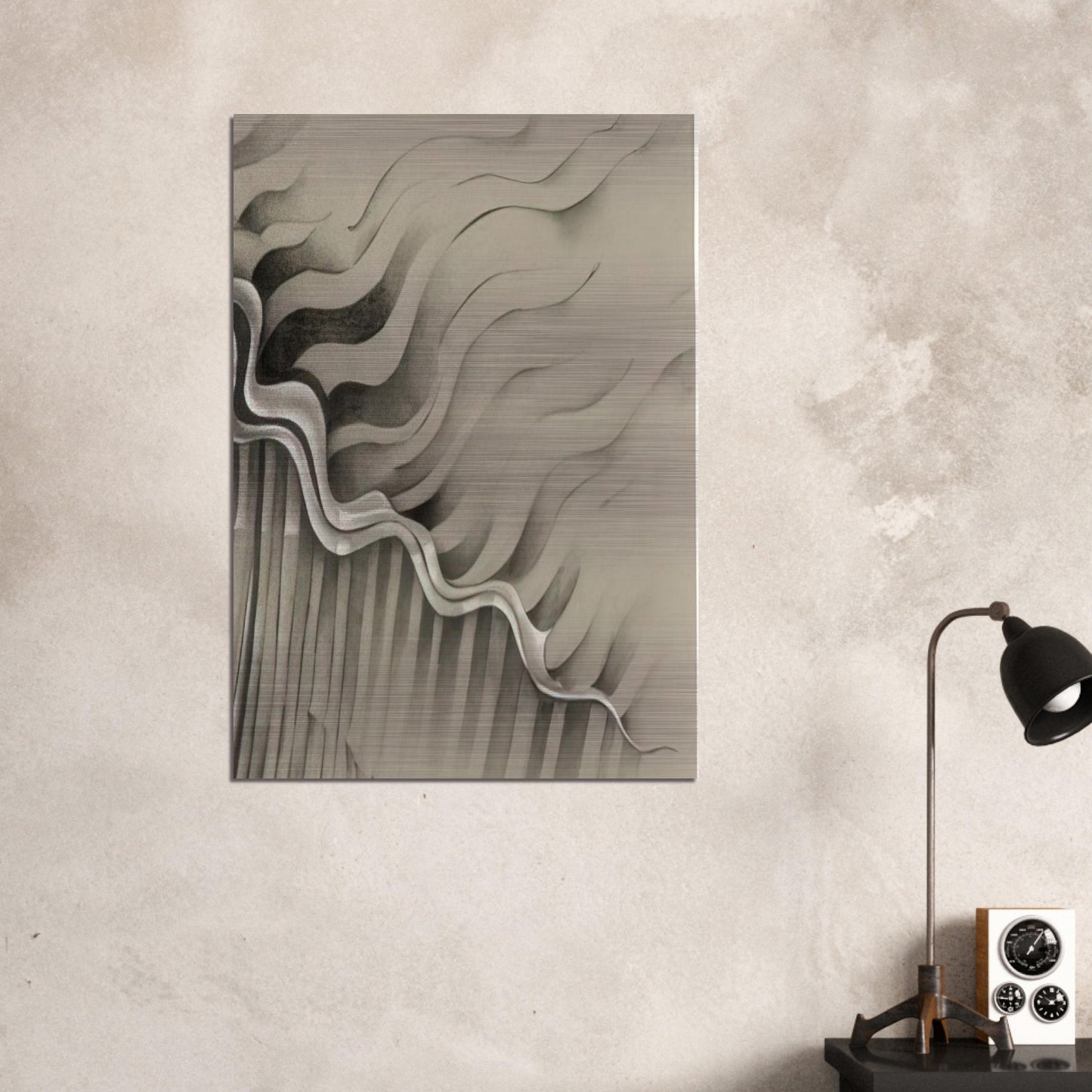 UNTITLED 1985 - Lee Bontecou Brushed Aluminum Print - 70x100 cm / 28x40 inches | Lee Bontecou Aluminum Print | Lee Bontecou Prints
