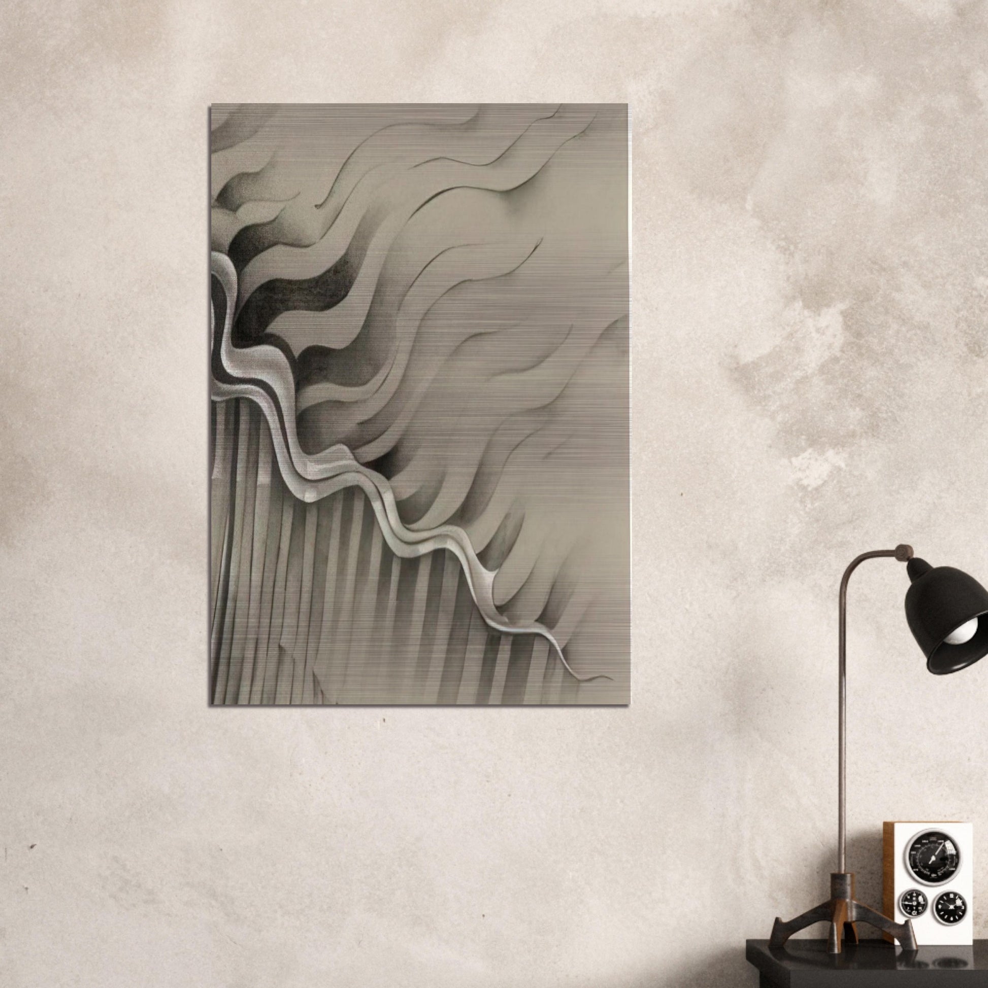 UNTITLED 1985 - Lee Bontecou Brushed Aluminum Print - 70x100 cm / 28x40 inches | Lee Bontecou Aluminum Print | Lee Bontecou Prints
