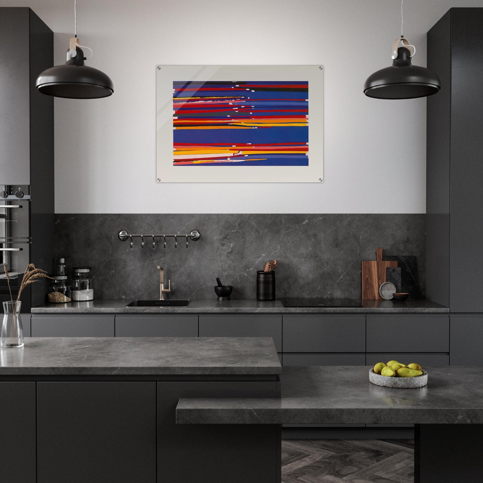Untitled - 1978 - Piero Dorazio Acrylic Print - 70x100 cm / 28x40″ inches