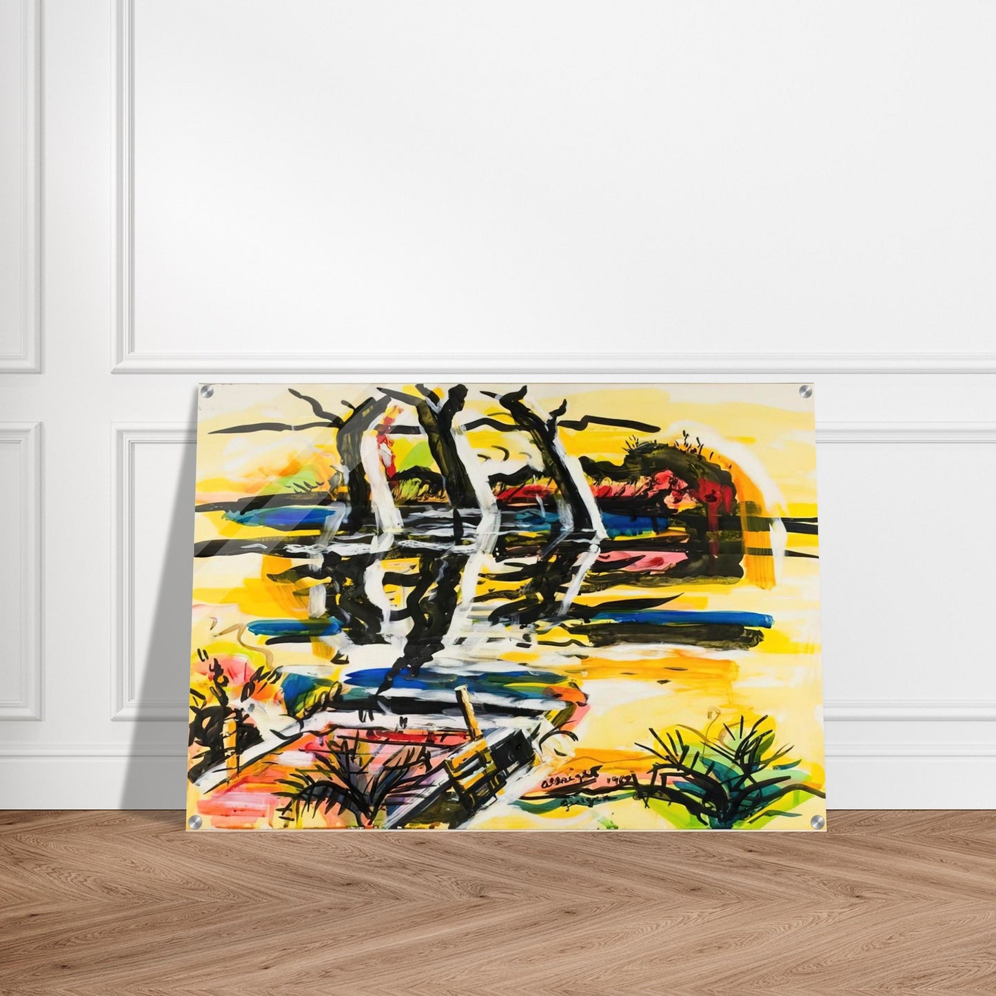 THREE TREES GEORGIA 1969 - Ivan Albright Acrylic Print - 70x100 cm / 28x40″ inches