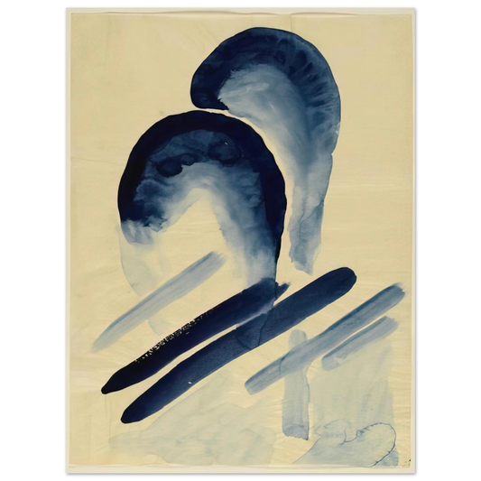 Georgia O'Keeffe - Blue-03 Fine Art Poster
