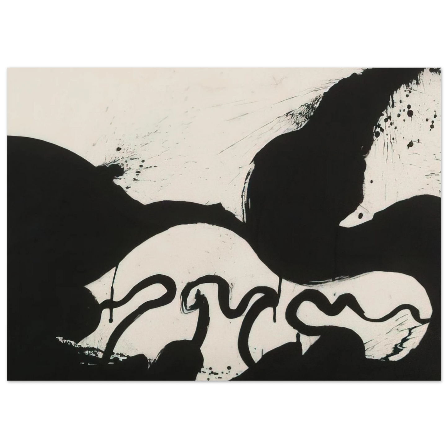 Helen Frankenthaler - Untitled - 1973 Wall art - 30x45 cm / 12x18 inches - Premium Wooden Framed Poster With Fine Art Paper-canvas - White frame