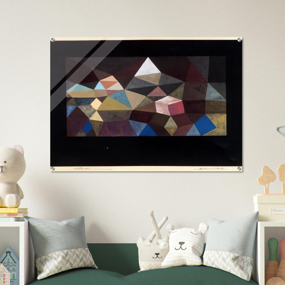 CRYSTALLINE LANDSCAPE 1929 - Paul Klee Acrylic Print - 70x100 cm / 28x40″ inches | Paul Klee Wall Art | Paul Klee Prints