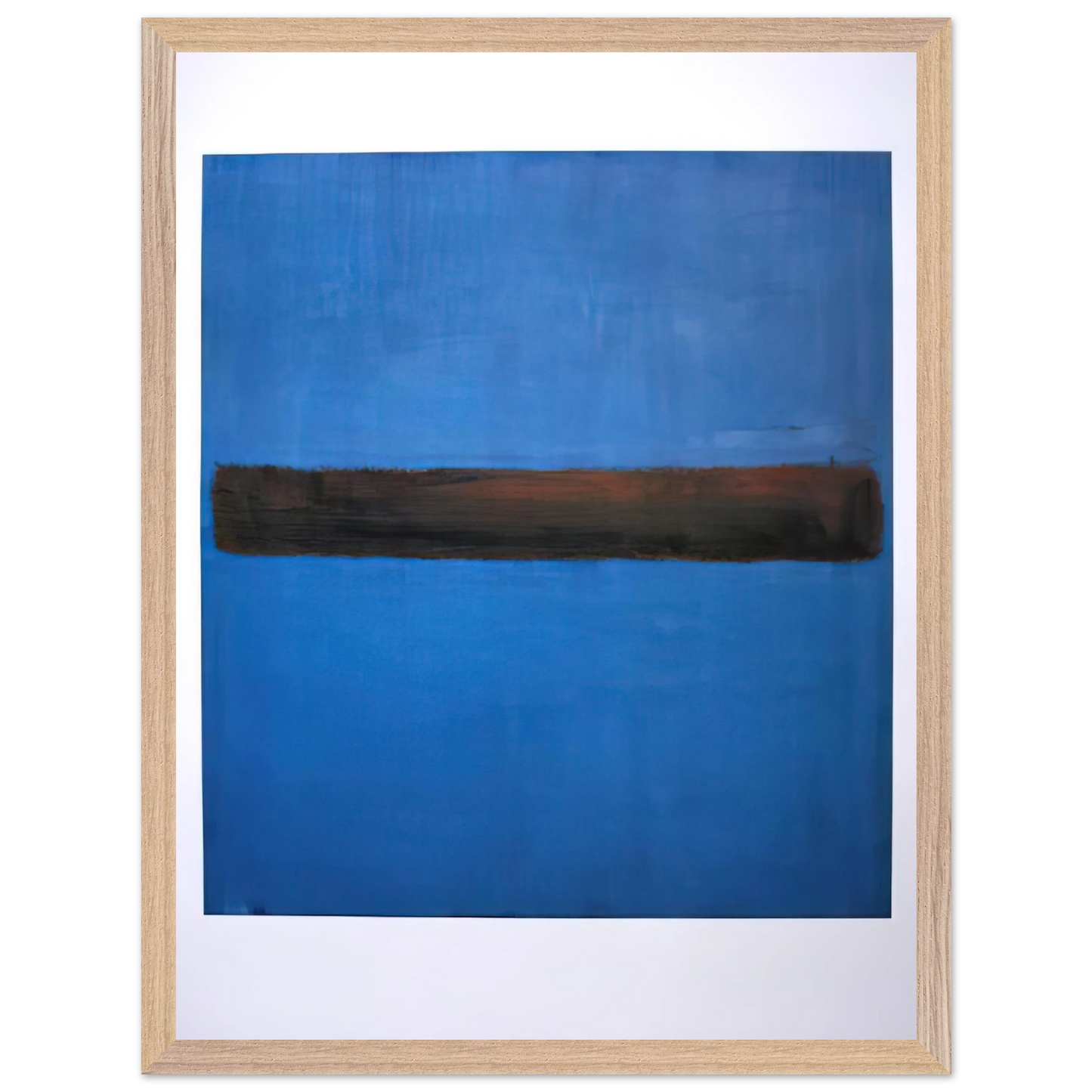 Mark Rothko - Untitled - 1969 Wall Art - 60x80 cm / 24x32 inches - Premium Wooden Framed Poster With Fine Art Paper-canvas - White frame