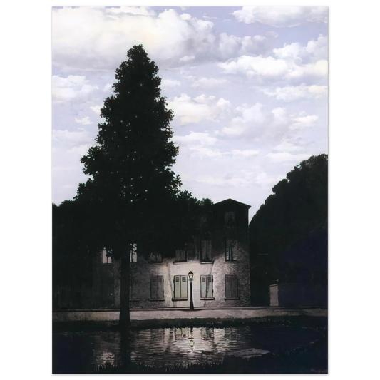 Rene Magritte - THE EMPIRE OF LIGHTS 1954  75x100 cm / 30x40inches Fine Art Poster