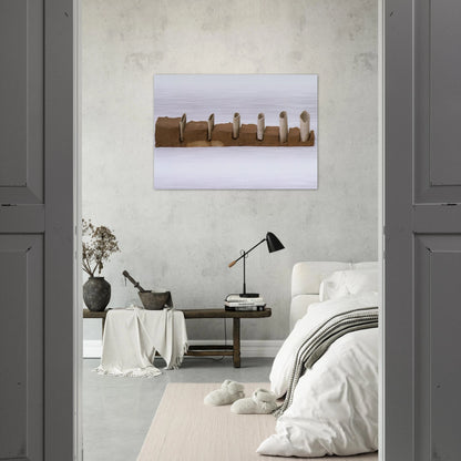 UNTITLED 1968 - Eva Hesse Brushed Aluminum Print - 70x100 cm / 28x40 inches | Eva Hesse Aluminum Print | Eva Hesse Prints