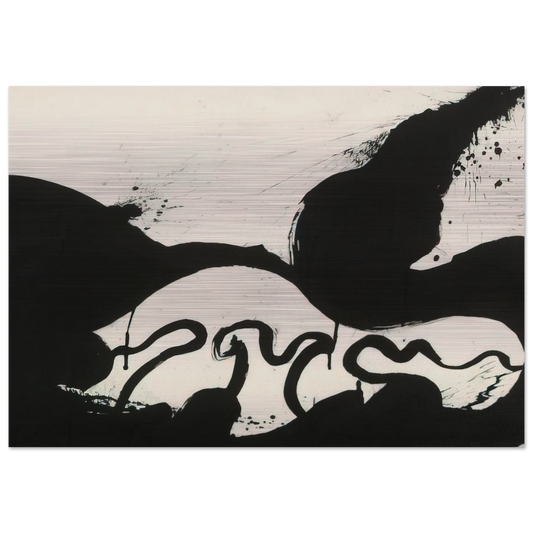 Untitled - 1973 - Norman Bluhm Brushed Aluminum Print - 70x100 cm / 28x40 inches | Norman Bluhm Aluminum Print | Norman Bluhm Prints