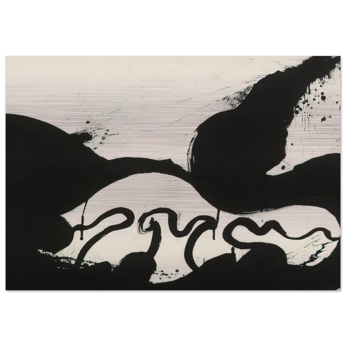 Untitled - 1973 - Norman Bluhm Brushed Aluminum Print - 70x100 cm / 28x40 inches | Norman Bluhm Aluminum Print | Norman Bluhm Prints