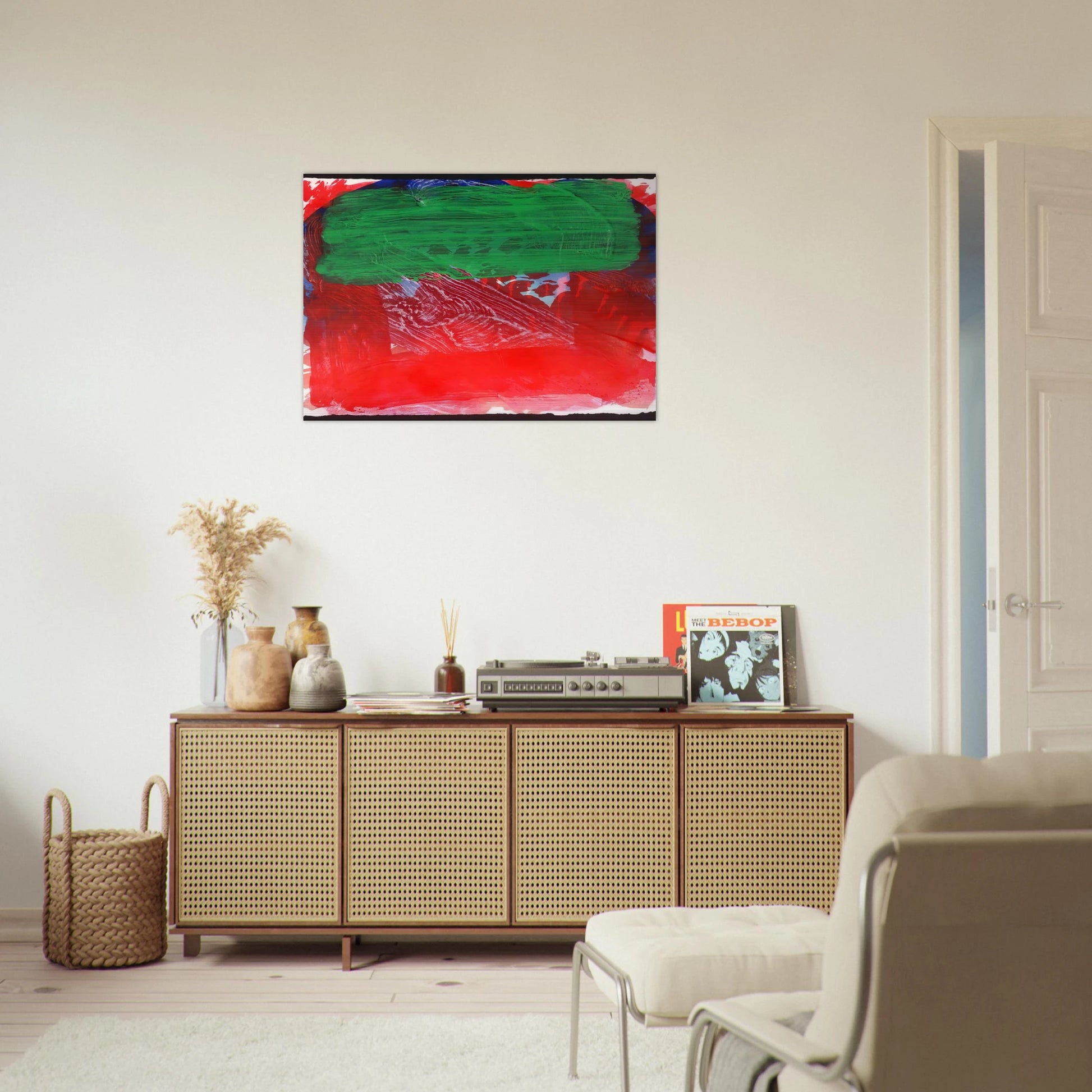 Strictly Personal - 2001 - Howard Hodgkin Brushed Aluminum Print - 70x100 cm / 28x40 inches | Howard Hodgkin Aluminum Print | Howard Hodgkin Prints