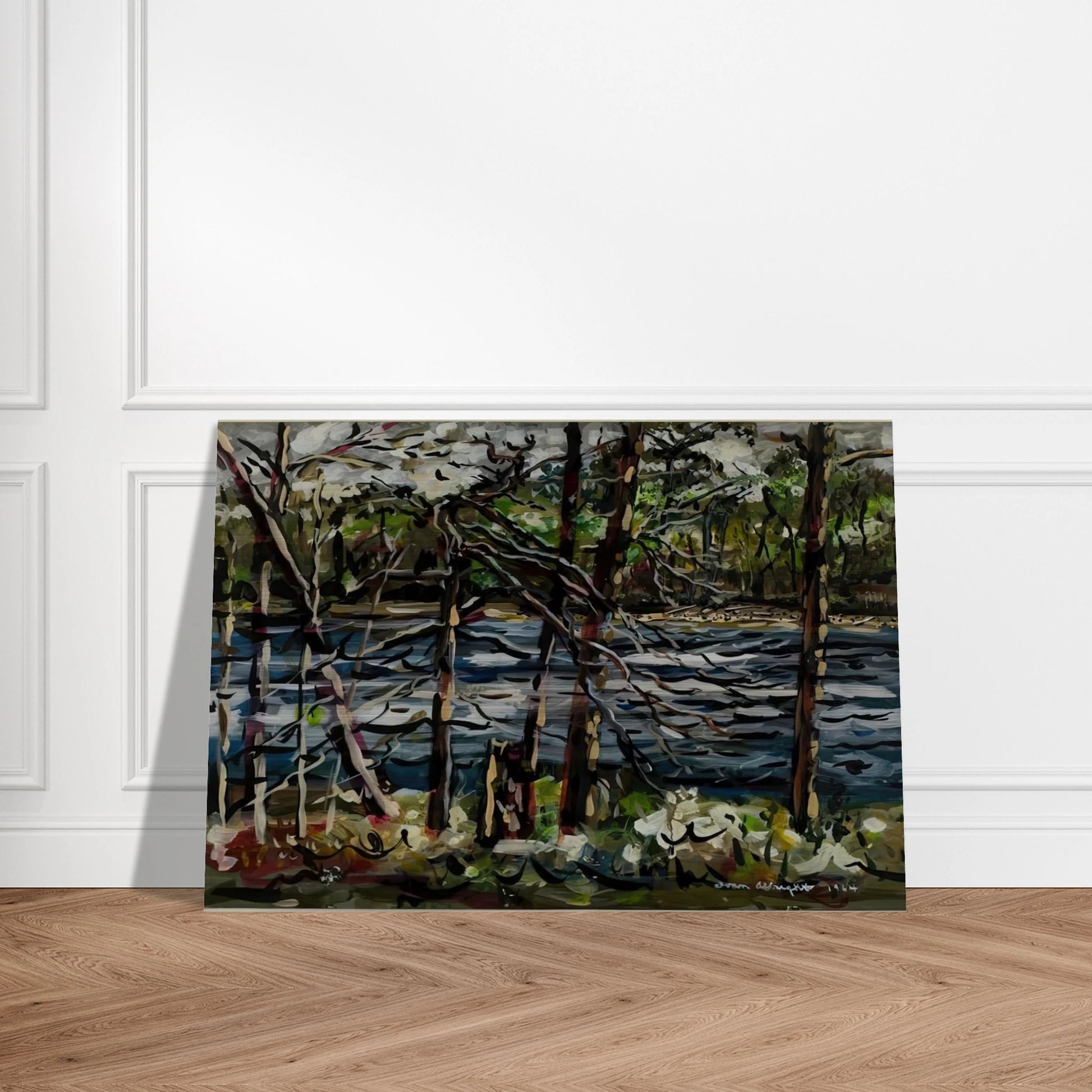ST MARY S RIVER GEORGIA 1964 - Ivan Albright Brushed Aluminum Print - 70x100 cm / 28x40 inches | Ivan Albright Aluminum Print | Ivan Albright Prints