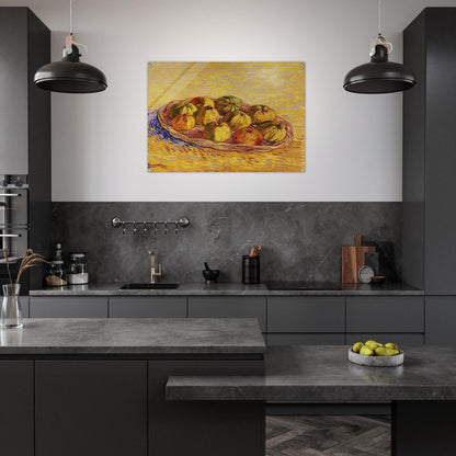 Still Life with Basket of Apples - Vincent van Gogh Acrylic Print - 70x100 cm / 28x40″ inches | Vincent van Gogh Wall Art | Vincent van Gogh Prints
