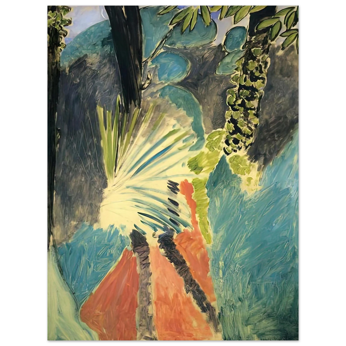 Henri Matisse - THE PALM 1912  75x100 cm / 30x40inches Fine Art Poster