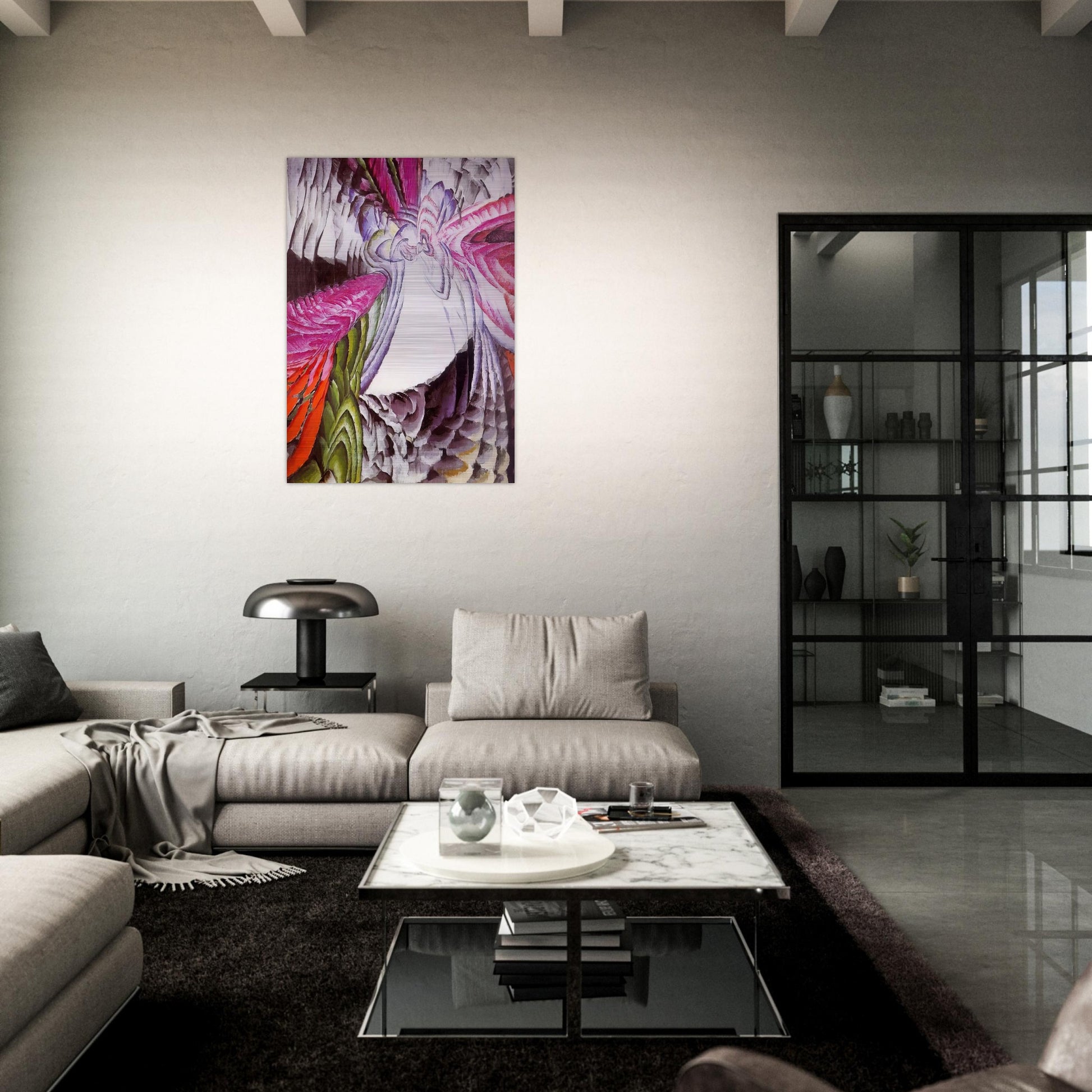 Organization of Graphic Motifs II - Frantisek Kupka Brushed Aluminum Print - 70x100 cm / 28x40 inches | Frantisek Kupka Aluminum Print | Frantisek Kupka Prints