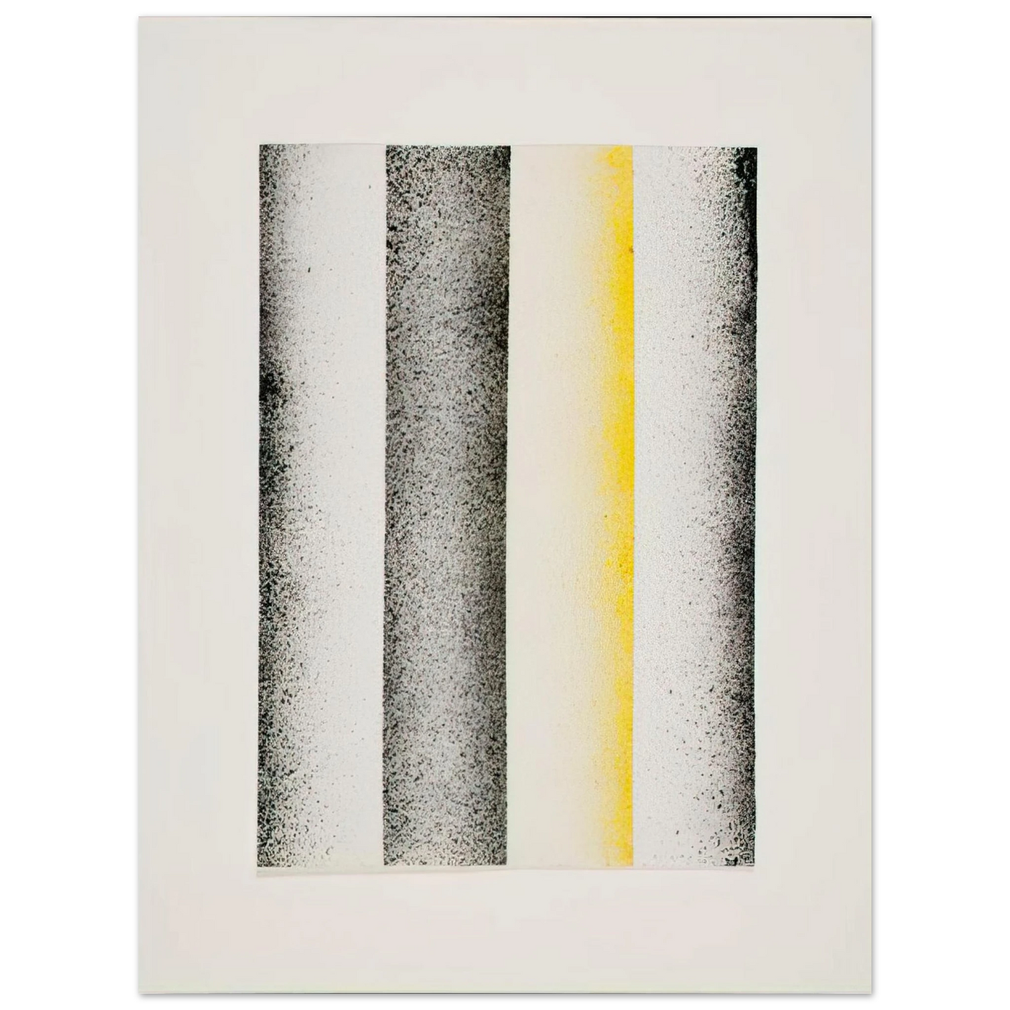 Charlotte Posenenske - Sprayed Picture - 1965  75x100 cm / 30x40inches Fine Art Poster