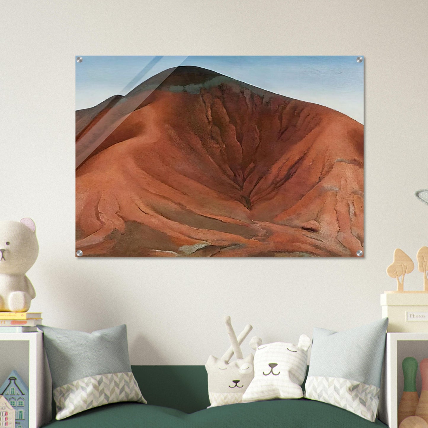 Small Purple Hills - Georgia O'Keeffe Acrylic Print - 70x100 cm / 28x40″ inches