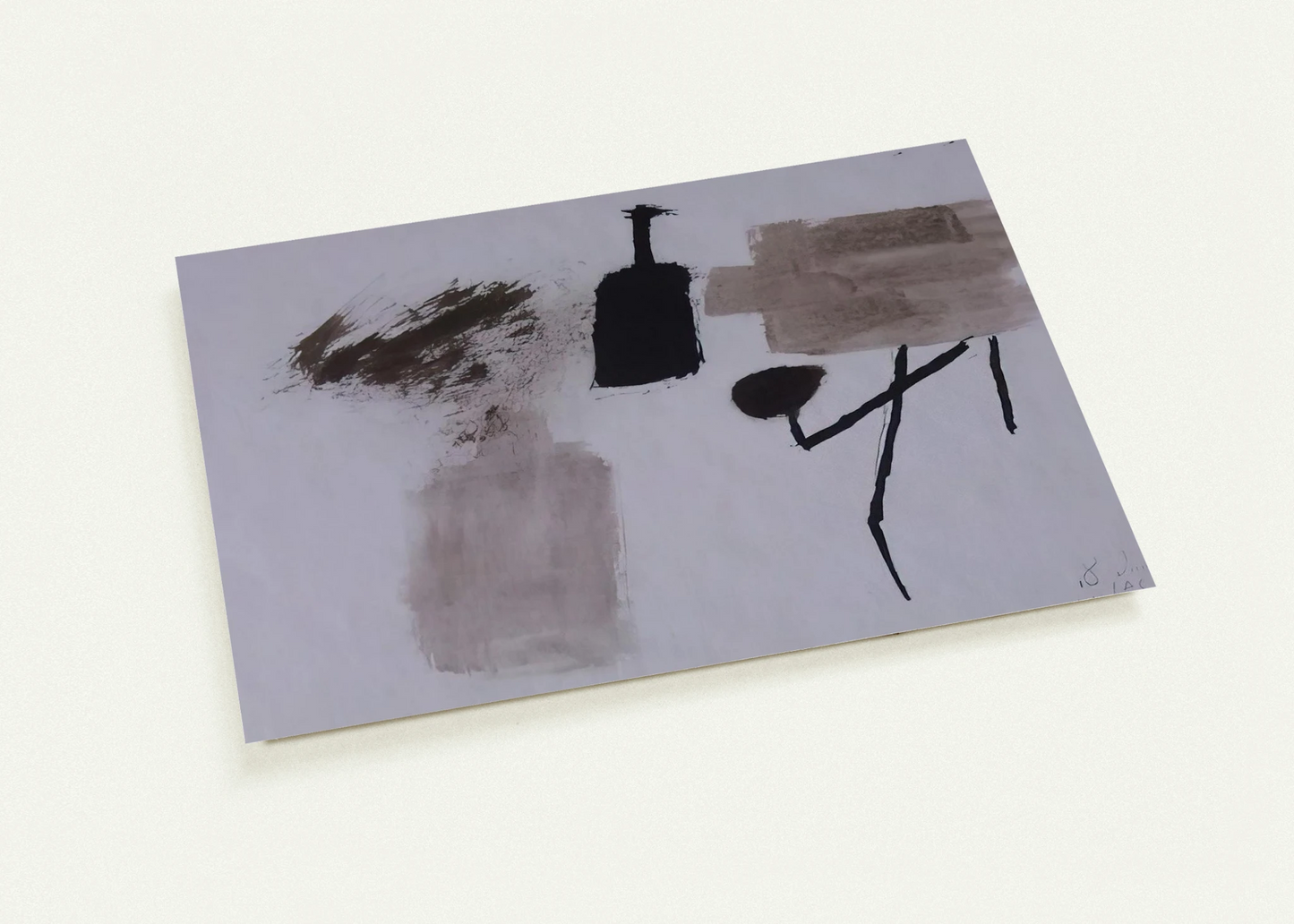 8.7.58 By Julius Bissier Pack of 10 Post Cards | Julius Bissier Post Cards | A6 (10.5 x 14.8 cm) - 4.1 x 5.8 inches
