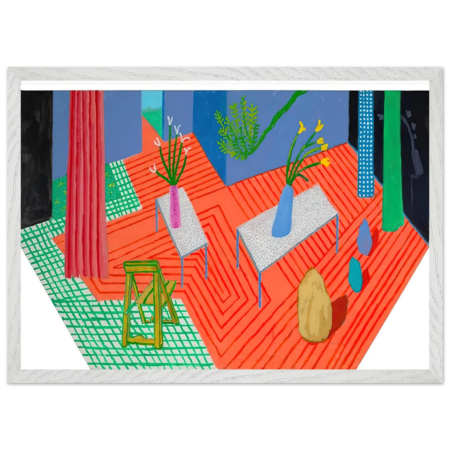 David Hockney - David Hockney Wall art - A1 (59.4 x 84.1  cm) - Fine Art Poster-canvas - -