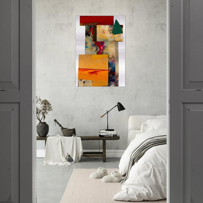 Rubiyat - Sam Gilliam Brushed Aluminum Print - 70x100 cm / 28x40 inches | Sam Gilliam Aluminum Print | Sam Gilliam Prints