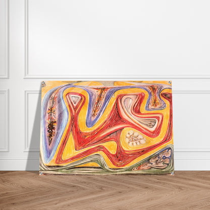 GLANDE FICTION 1938 - Roberto Matta Acrylic Print - 70x100 cm / 28x40″ inches | Roberto Matta Wall Art | Roberto Matta Prints