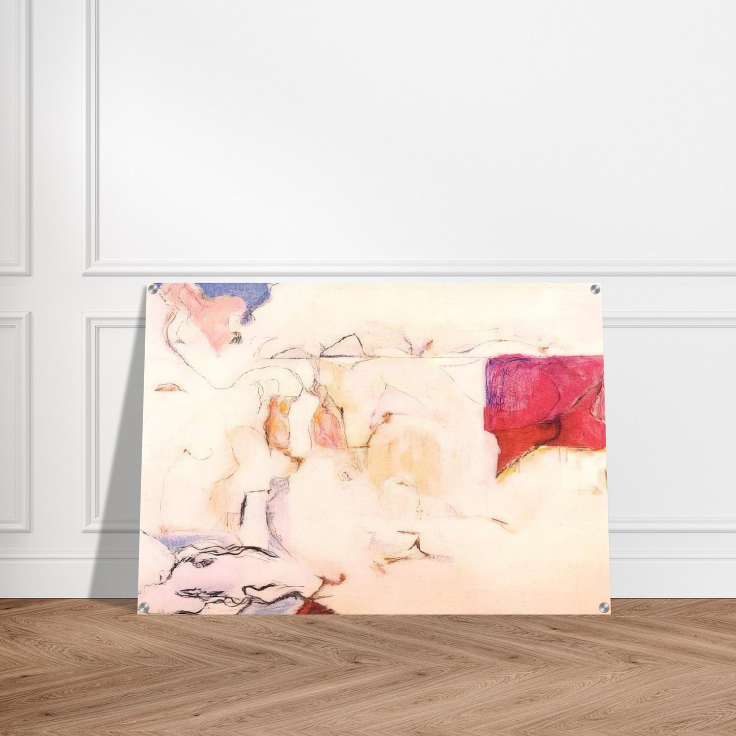 Untitled - Lyrical Abstraction - Menez Acrylic Print - 70x100 cm / 28x40″ inches | Menez Wall Art | Menez Prints