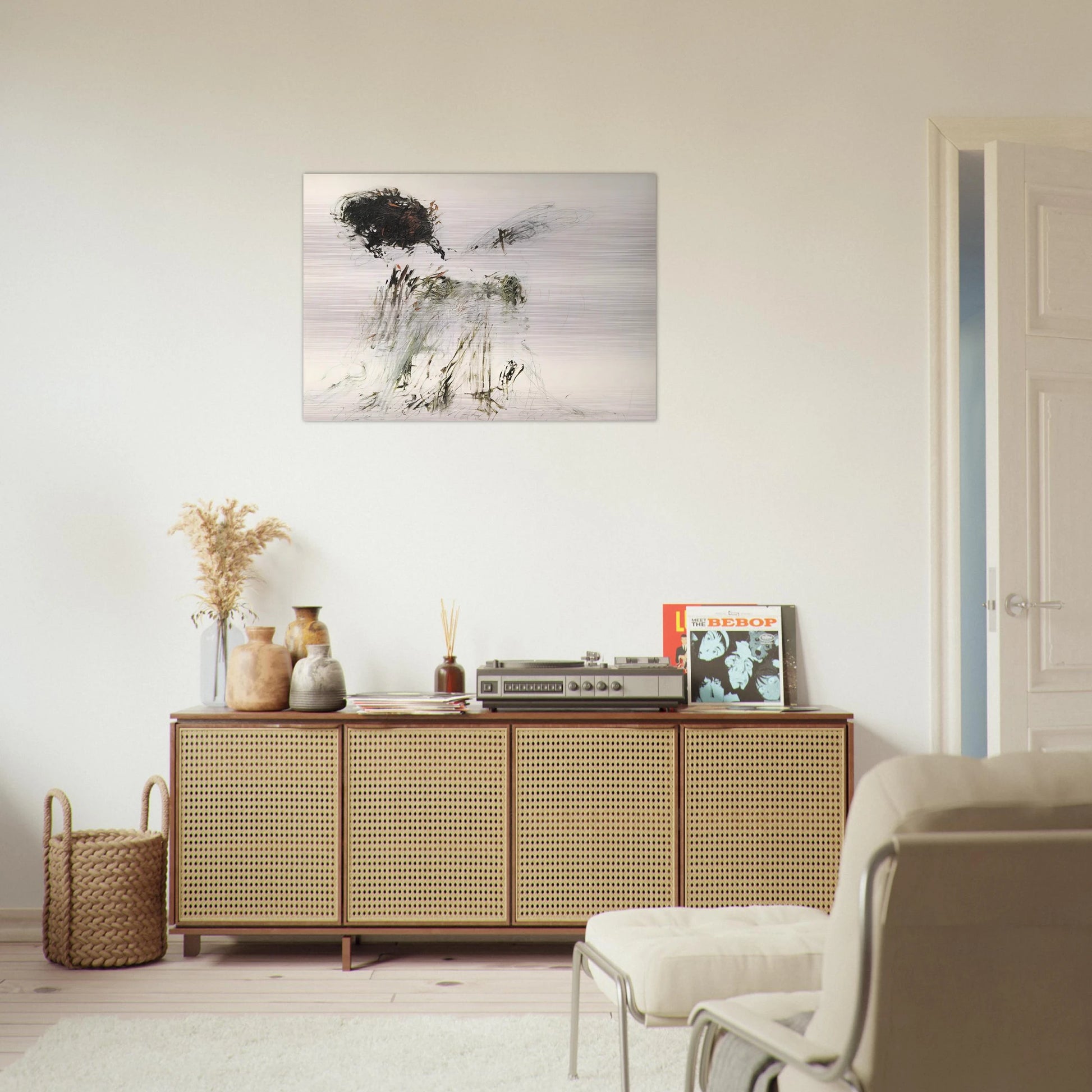 Ides of March - Cy Twombly Brushed Aluminum Print - 70x100 cm / 28x40 inches | Cy Twombly Aluminum Print | Cy Twombly Prints