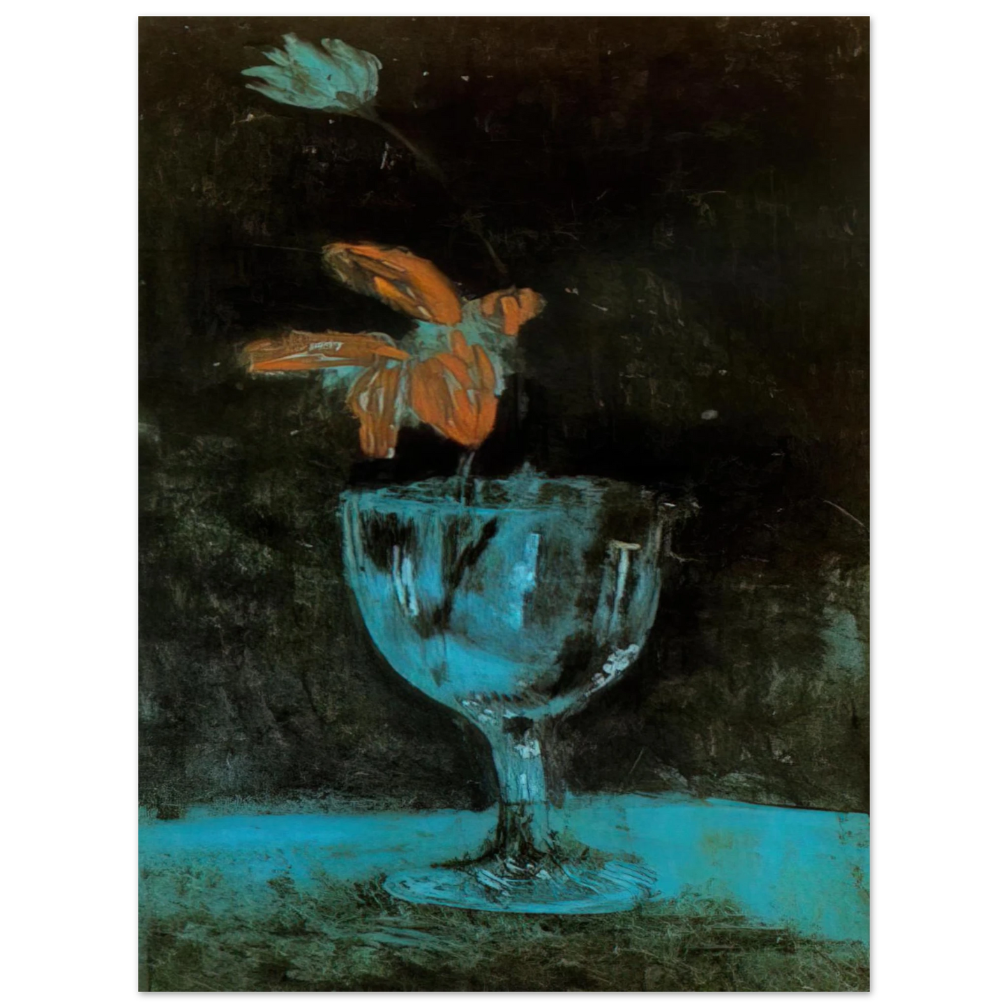 Pablo Picasso - A blue vase - 1903  75x100 cm / 30x40inches Fine Art Poster