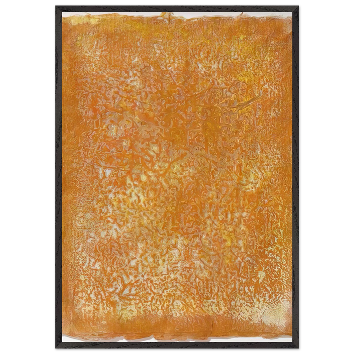 UNTITLED 2000 N1 - Gotthard Graubner 70x100 cm / 28x40 inches Framed Art Print – Black Wooden Frame