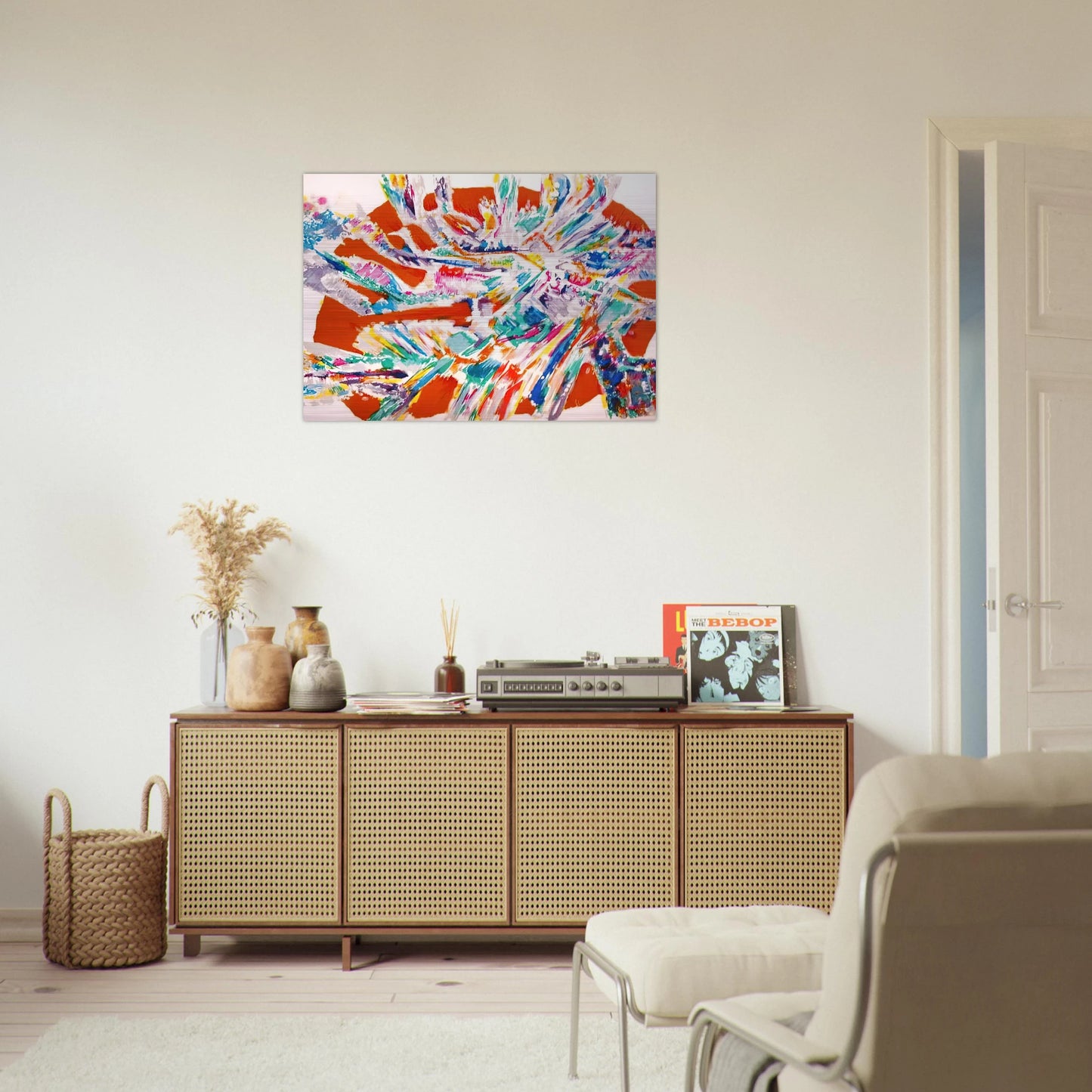 L'Apparition a Marie de Magdala - 1978 - Alfred Manessier Brushed Aluminum Print - 70x100 cm / 28x40 inches | Alfred Manessier Aluminum Print | Alfred Manessier Prints